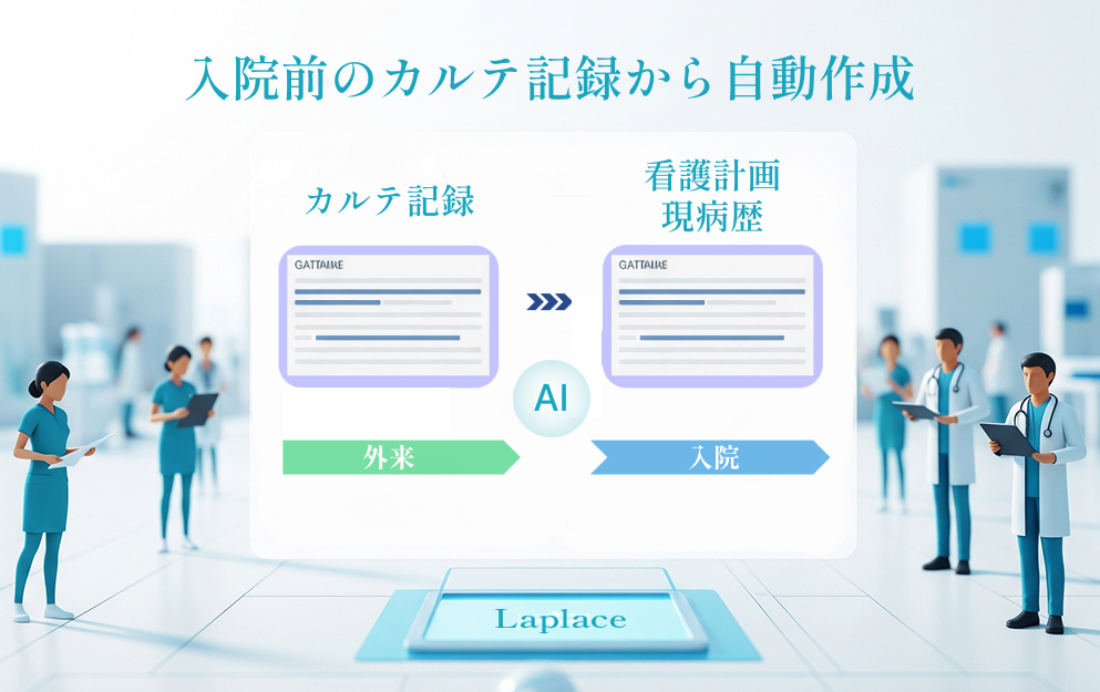 画像:自動作成|現病歴・看護計画